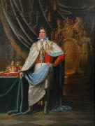 unknow artist Portrait of George IV as Grand Cross Knight of Hanoverian Guelphic Order oil painting reproduction